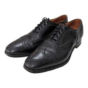 Church's Custom‎ Grade Wingtip Oxford Lace Up Dress Shoes England 8.5 D Black